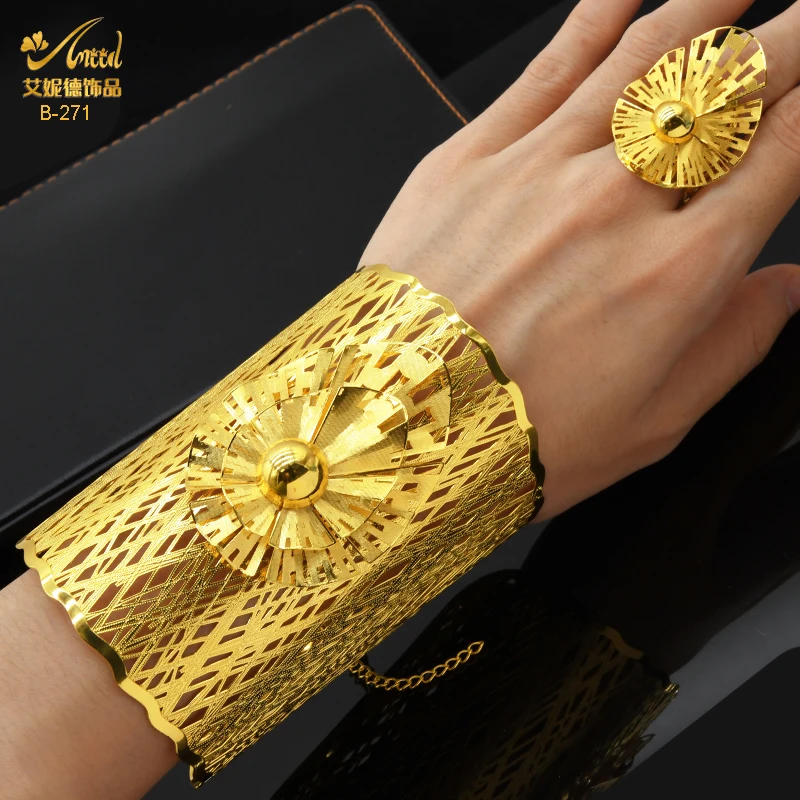 ANIID Dubai Luxury Gold Plated Bangles With Ring Nigerian Wedding Bridal Charm Bracelets Jewellery Brazilian Bangle Party Gifts
ANIID Dubai Luxury Gold Plated Bangles With Ring Nigerian Wedding Bridal Charm Bracelets Jewellery Brazilian Bangle Party Gifts
