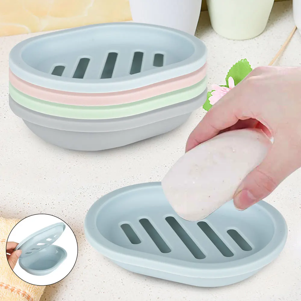 1Pc Soap Dish with Drain Container Bathroom Organizer and Storage Travel Home Bathroom Soap Storage Gadgets Plastic Soap Box
1Pc Soap Dish with Drain Container Bathroom Organizer and Storage Travel Home Bathroom Soap Storage Gadgets Plastic Soap Box