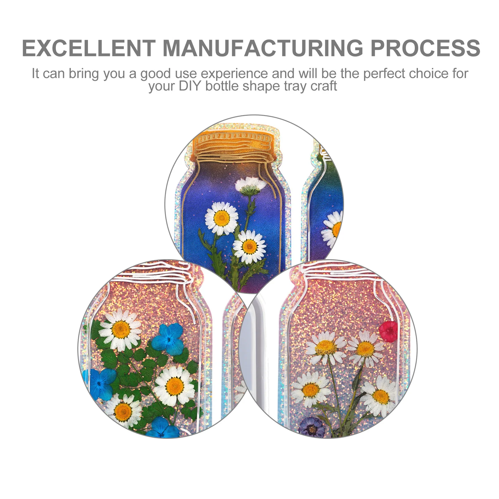 Crystal Resin Mold Silicone Diy Epoxy Craft For Holder Tray Mason Jar Shape Casting Bottle Mold Jewelry Making Tool
Crystal Resin Mold Silicone Diy Epoxy Craft For Holder Tray Mason Jar Shape Casting Bottle Mold Jewelry Making Tool