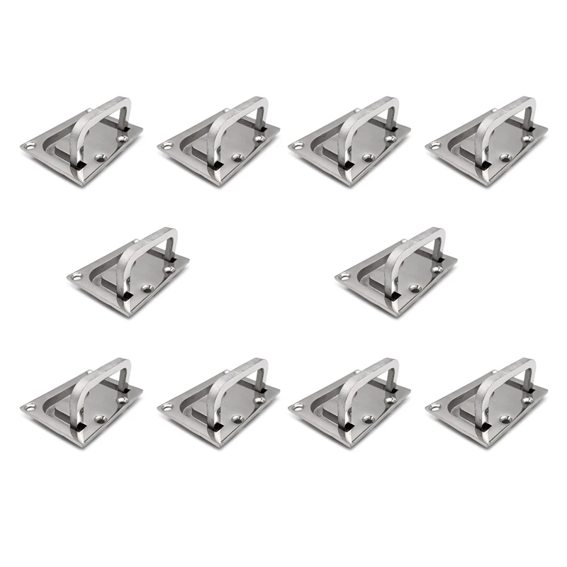 10X Stainless Steel 316 Flush Lift Ring Hatch Pull Handle Locker Cabinet Boat Marine Hardware
10X Stainless Steel 316 Flush Lift Ring Hatch Pull Handle Locker Cabinet Boat Marine Hardware