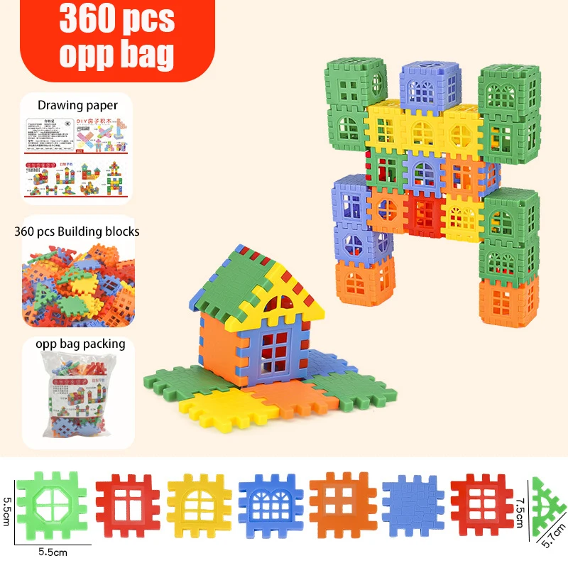 Children Building Houses Building Blocks Assembling Toys Puzzle Large Particle Blocks Wall and Window Models Puzzle for Kids Toy
Children Building Houses Building Blocks Assembling Toys Puzzle Large Particle Blocks Wall and Window Models Puzzle for Kids Toy