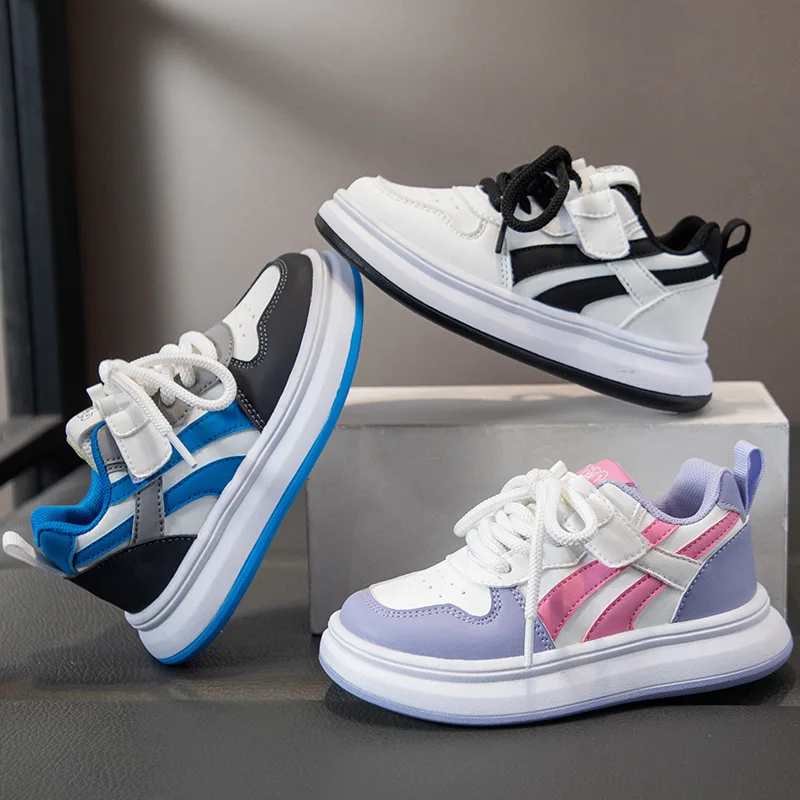Kids'Casual Shoes PU Leather Fashion Autumn Running Shoes For Children Anti-slip Breathable Flat Bottom White Purple Size 26-37
Kids'Casual Shoes PU Leather Fashion Autumn Running Shoes For Children Anti-slip Breathable Flat Bottom White Purple Size 26-37