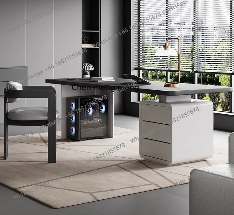 Светлый роскошный офисный стол Jizhen высокого класса из цельного дерева, небольшой стол для молодых босса, компьютерный стол, настольный компьютер, можно разместить мейнфрейм
Светлый роскошный офисный стол Jizhen высокого класса из цельного дерева, небольшой стол для молодых босса, компьютерный стол, настольный компьютер, можно разместить мейнфрейм