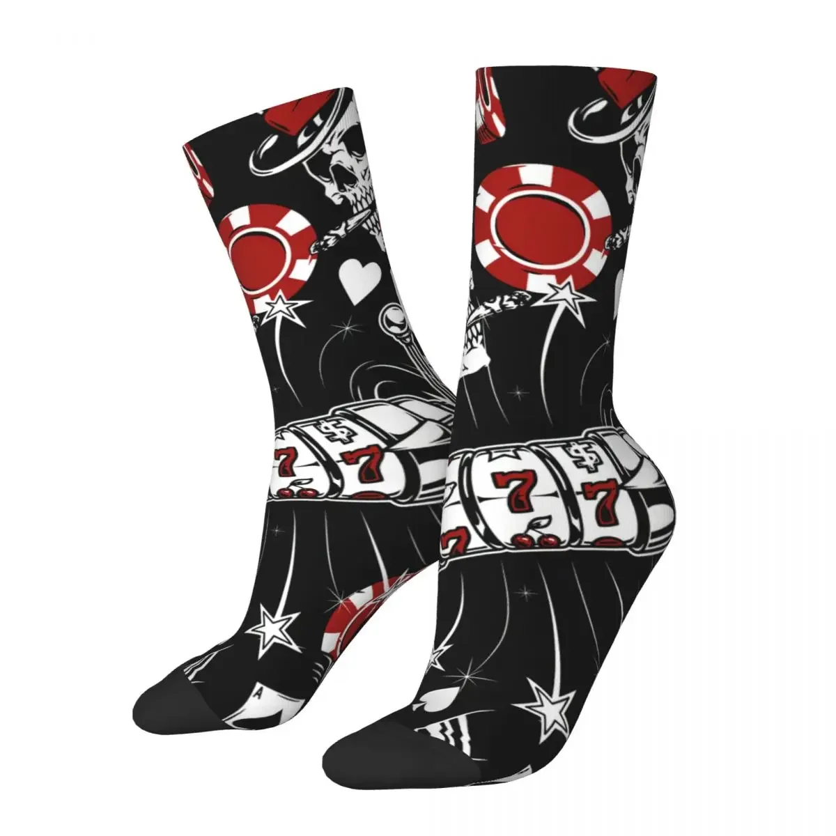 Funny Men's Socks Vintage Poker Pattern Retro Harajuku Street Style Novelty Pattern Crew Crazy Sock Gift
Funny Men's Socks Vintage Poker Pattern Retro Harajuku Street Style Novelty Pattern Crew Crazy Sock Gift