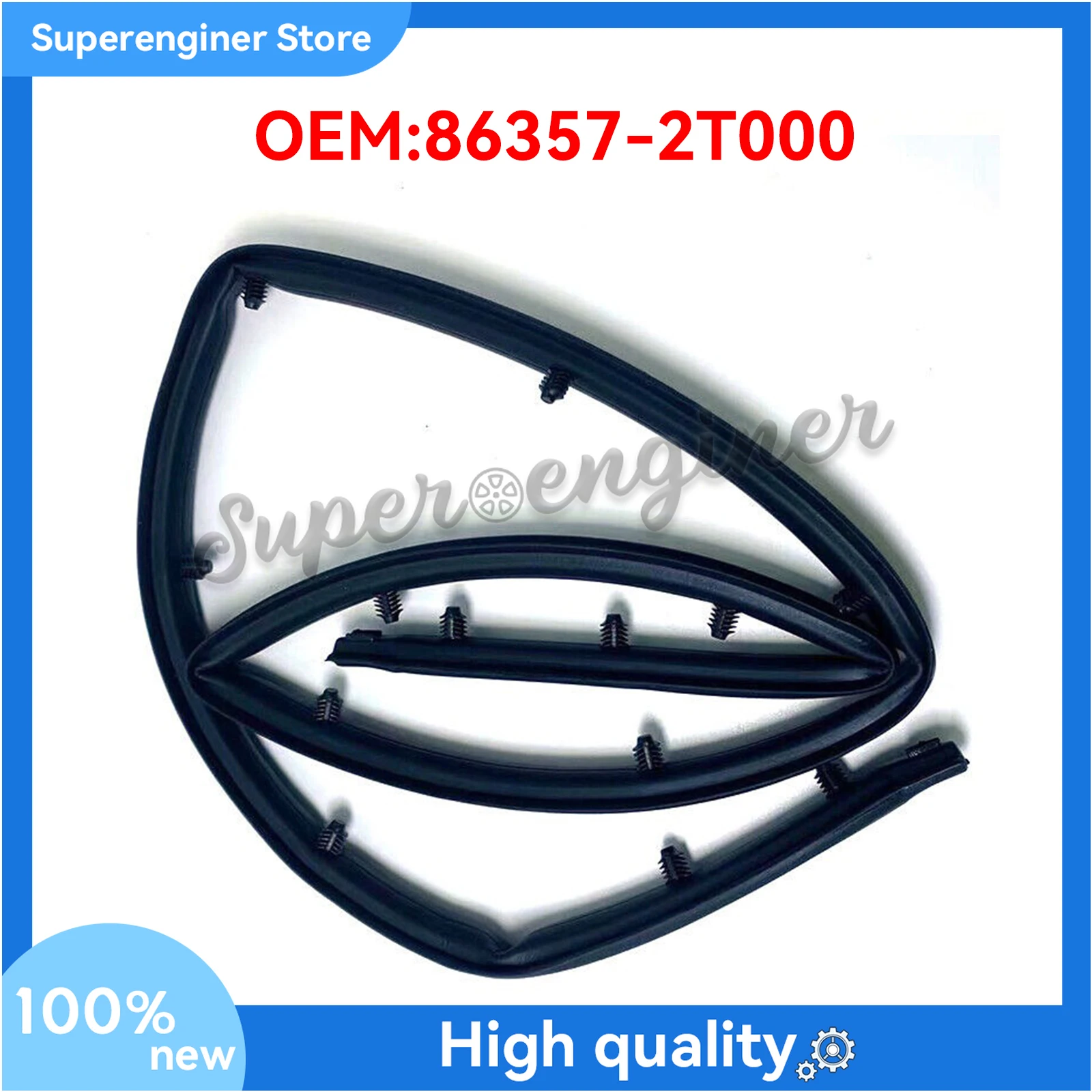 Front Bumper Strip Hood Sealing Strip 86357-2T000 For 2011-2015 Kia Optima
Front Bumper Strip Hood Sealing Strip 86357-2T000 For 2011-2015 Kia Optima