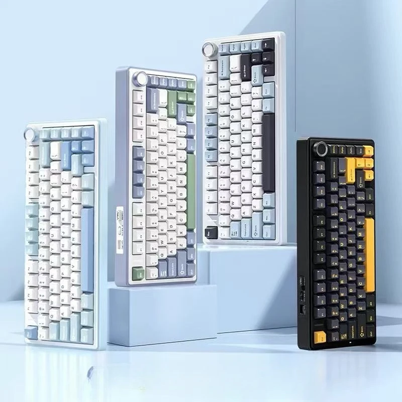 F75 mechanical keyboard structure full key hot swap wireless three-mode bluetooth
F75 mechanical keyboard structure full key hot swap wireless three-mode bluetooth