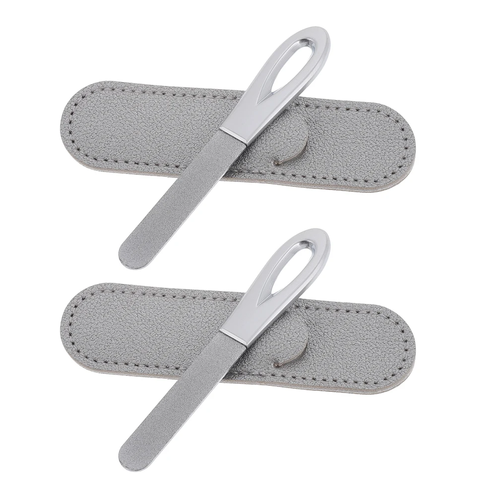 2 set Double Sided Stainless Steel Heavy Duty Non Slip Handle Portable Travel Fingernail Buffer Salon Tool For Thick Toenails
2 set Double Sided Stainless Steel Heavy Duty Non Slip Handle Portable Travel Fingernail Buffer Salon Tool For Thick Toenails