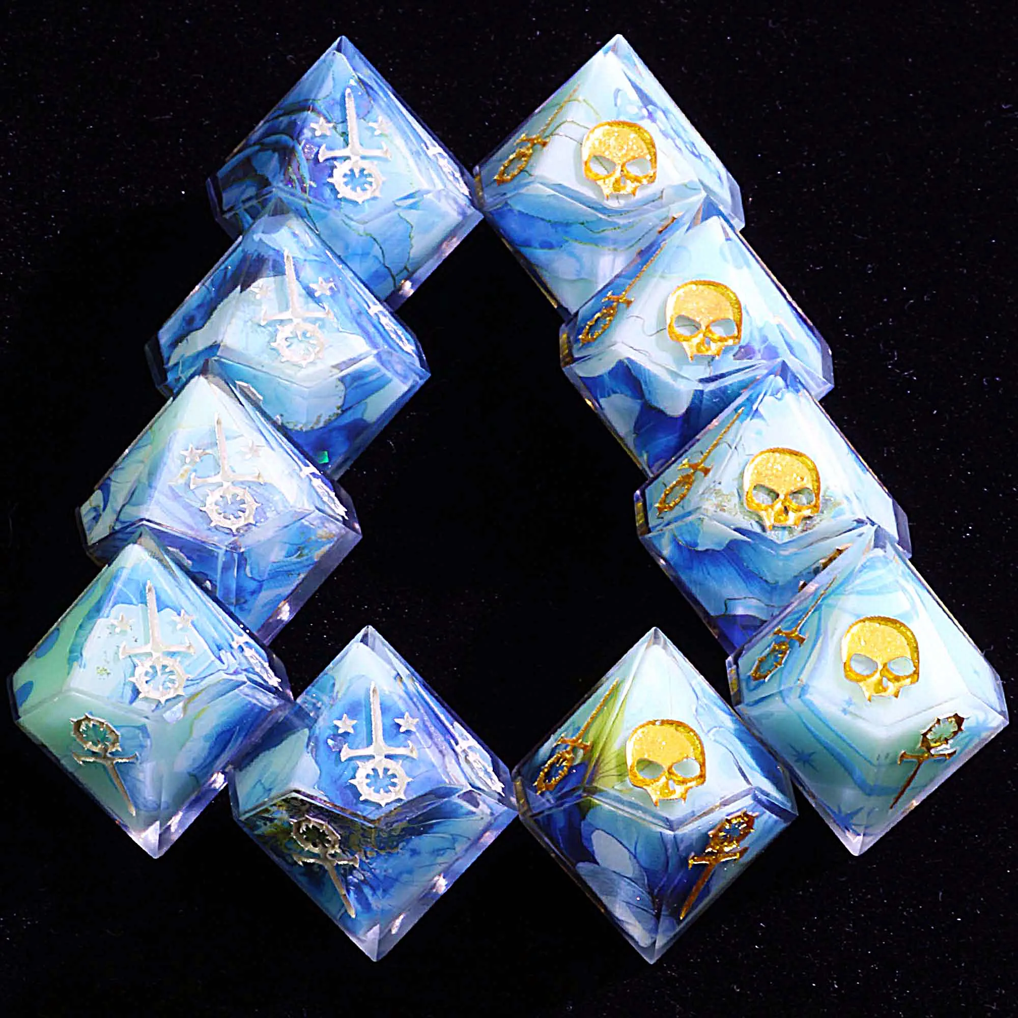 15 Polyhedral Resin Sabbat VtM Dice WoD Sets Fantasia
15 Polyhedral Resin Sabbat VtM Dice WoD Sets Fantasia