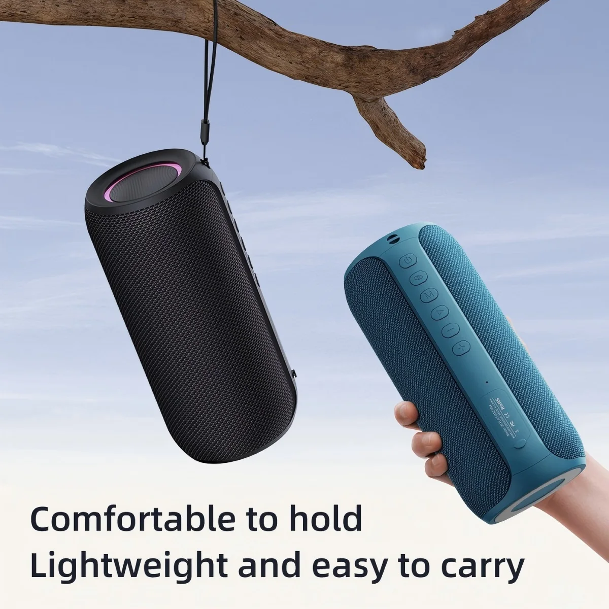 Портативная беспроводная Bluetooth-колонка 52 мм, полнодиапазонная, с RGB-подсветкой, водонепроницаемая (IPX6), длительное время работы, подходит для дома, вечеринок и отдыха на открытом воздухе.
Портативная беспроводная Bluetooth-колонка 52 мм, полнодиапазонная, с RGB-подсветкой, водонепроницаемая (IPX6), длительное время работы, подходит для дома, вечеринок и отдыха на открытом воздухе.