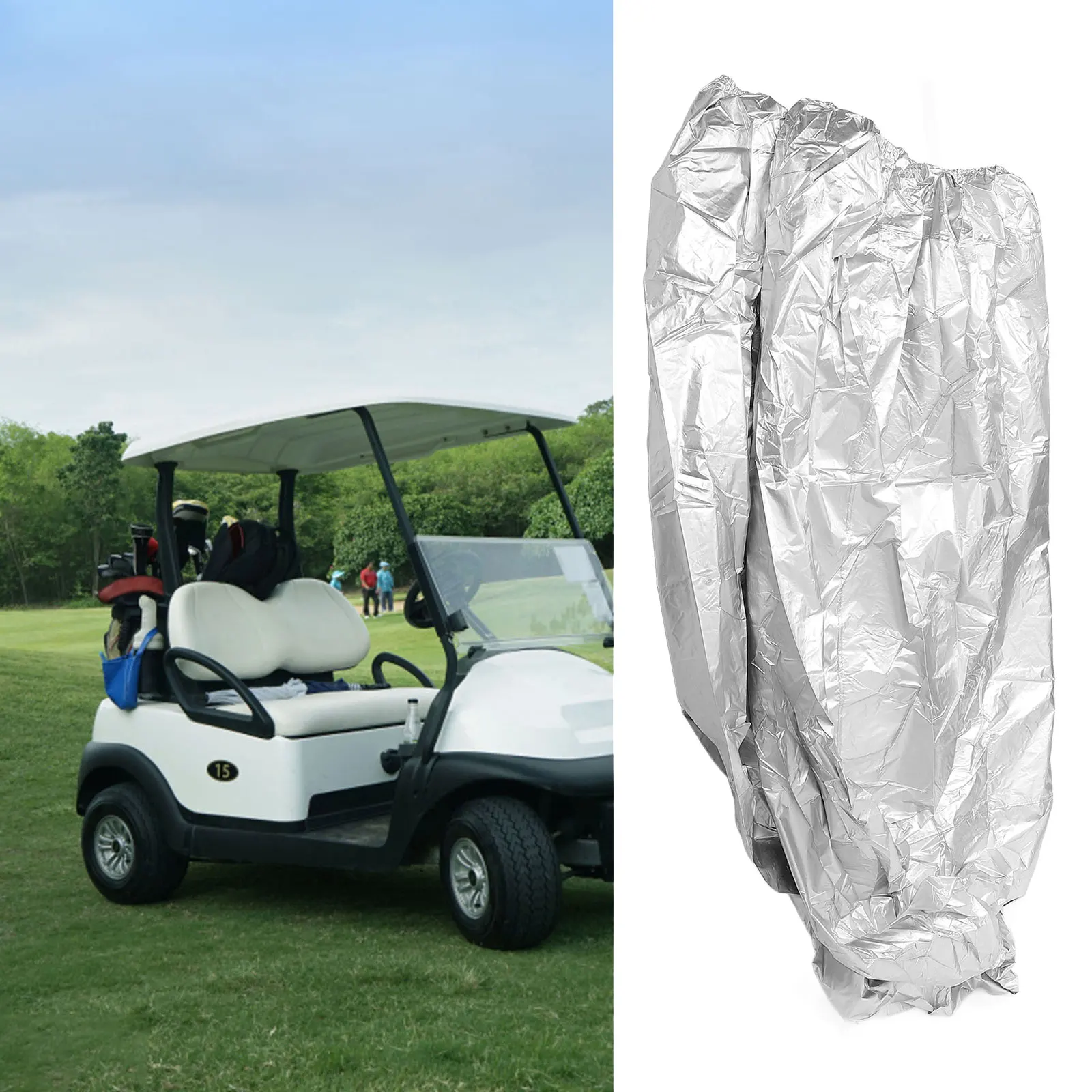Golf Cart Cover Waterproof Oxford Cloth 4 Seater Outdoor Protective Anti UV Golf Cart Covers Replacement Travel
Golf Cart Cover Waterproof Oxford Cloth 4 Seater Outdoor Protective Anti UV Golf Cart Covers Replacement Travel