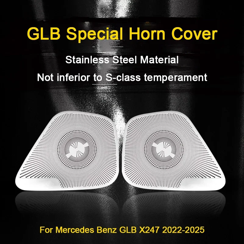 For Mercedes Benz GLB X247 2022 2023 2024 2025,Car Dashboard Tweeter Cover, Trunk Door Audio A-pillar Speaker Cover Loudspeaker
For Mercedes Benz GLB X247 2022 2023 2024 2025,Car Dashboard Tweeter Cover, Trunk Door Audio A-pillar Speaker Cover Loudspeaker