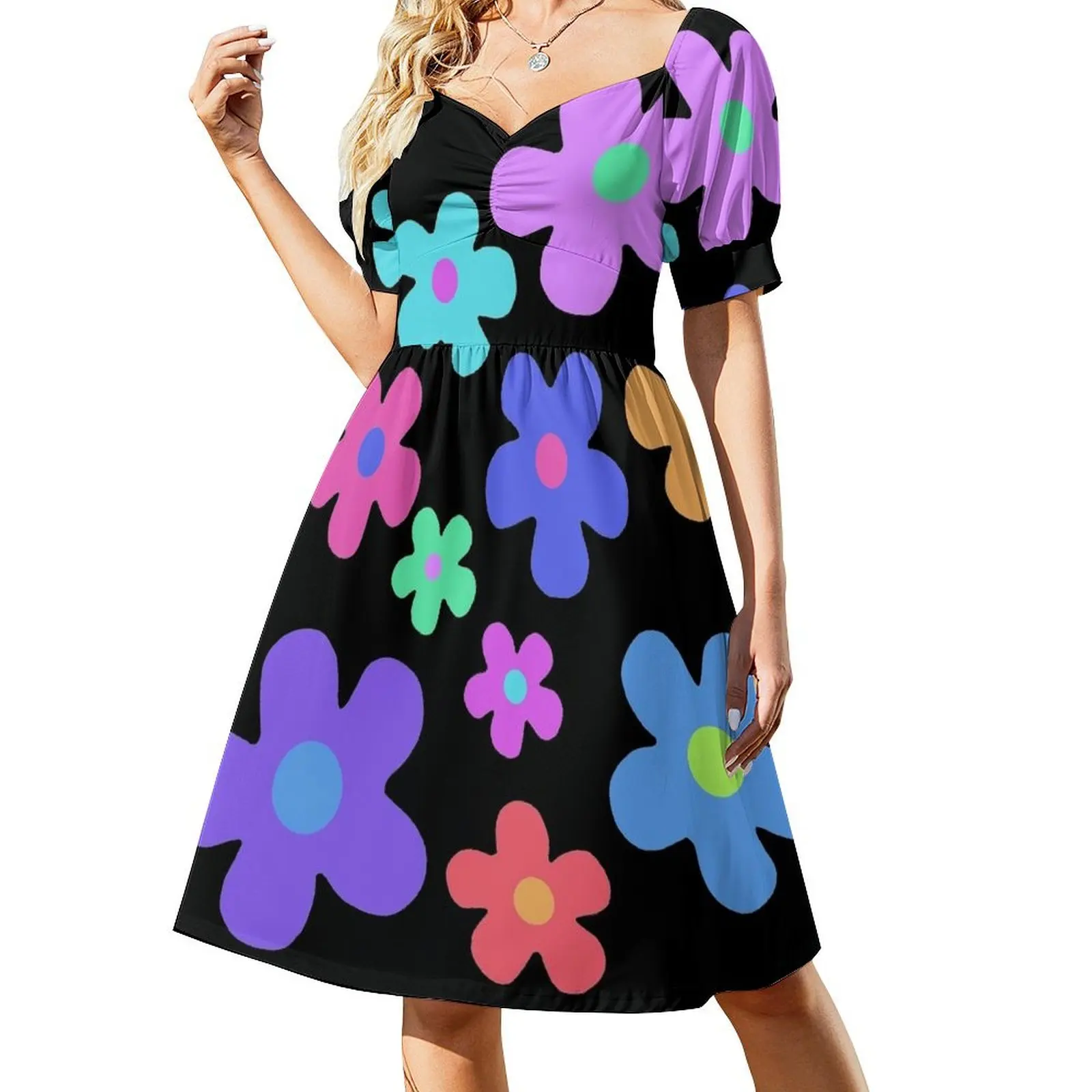 70’s Inspired Floral Print Short Sleeved Dress women's elegant loose dresses dress for woman Dress
70’s Inspired Floral Print Short Sleeved Dress women's elegant loose dresses dress for woman Dress