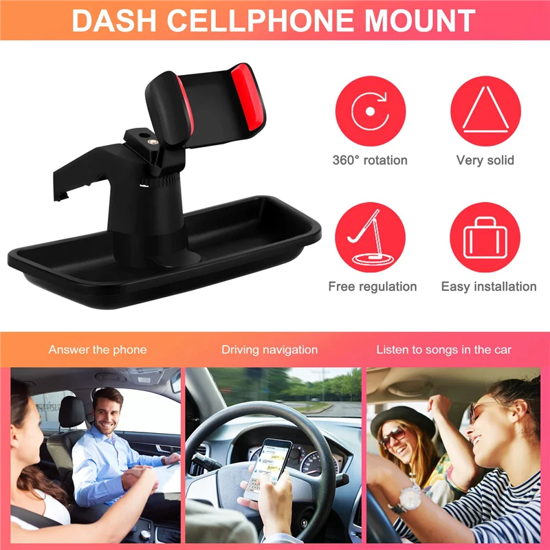 AEA7-JK Phone Holder Dash Cellphone Mount Interior Accessories For Jeep Wrangler JK JKU 2011-2017, Black
AEA7-JK Phone Holder Dash Cellphone Mount Interior Accessories For Jeep Wrangler JK JKU 2011-2017, Black