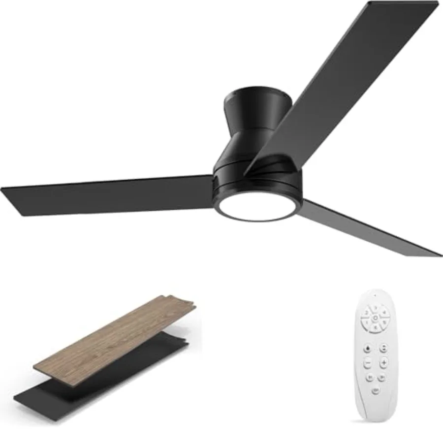 Ceilg Fans with Lights, Low Profile Ceiling fan with Light and Remote Control, Flush Mount, Reversible, 3CCT, Dimmable, Noisele
Ceilg Fans with Lights, Low Profile Ceiling fan with Light and Remote Control, Flush Mount, Reversible, 3CCT, Dimmable, Noisele