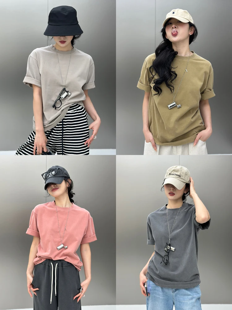 Повседневная женская футболка Bodhl с круглым вырезом и коротким рукавом, модная, осенняя, универсальная, хлопковая, базовая
Повседневная женская футболка Bodhl с круглым вырезом и коротким рукавом, модная, осенняя, универсальная, хлопковая, базовая