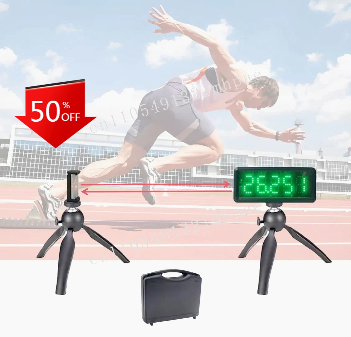 portable laser sensor, LED racing timer, precise countdown digital racing timer, suitable for athlete running speed training
portable laser sensor, LED racing timer, precise countdown digital racing timer, suitable for athlete running speed training