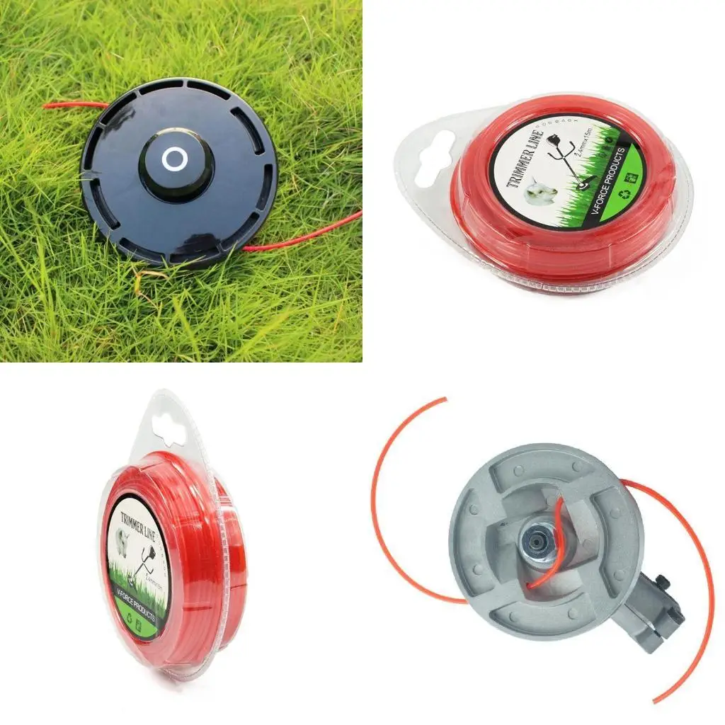 652F 2.4mmx15m Grass Cut Strimmer Line Round Nylon Cord Wire String For Grass Trimmer
652F 2.4mmx15m Grass Cut Strimmer Line Round Nylon Cord Wire String For Grass Trimmer