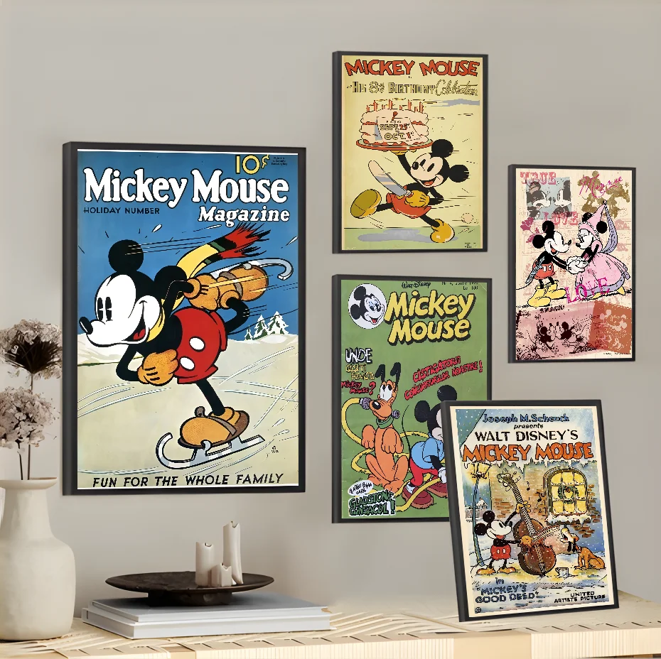 Mickeys Minnies Mouses Birthday Retro Poster Sticky Wall Art Printing Waterproof Home Living Bed Room Bar Aesthetic Decor
Mickeys Minnies Mouses Birthday Retro Poster Sticky Wall Art Printing Waterproof Home Living Bed Room Bar Aesthetic Decor