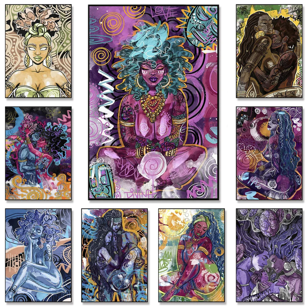 Abstract Graffiti African American Couple Art Prints Cartoon Wall Decor Giclee Colorful Lover Woman Canvas Poster Painting
Abstract Graffiti African American Couple Art Prints Cartoon Wall Decor Giclee Colorful Lover Woman Canvas Poster Painting