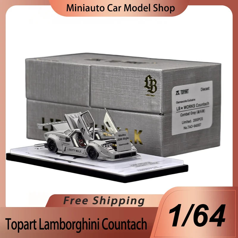 New 1:64 In Stock Topart Lamborghini Countach Lbwk Full Open Simulation Alloy Miniature Diecasting Car Model Customized Toy Gift
New 1:64 In Stock Topart Lamborghini Countach Lbwk Full Open Simulation Alloy Miniature Diecasting Car Model Customized Toy Gift