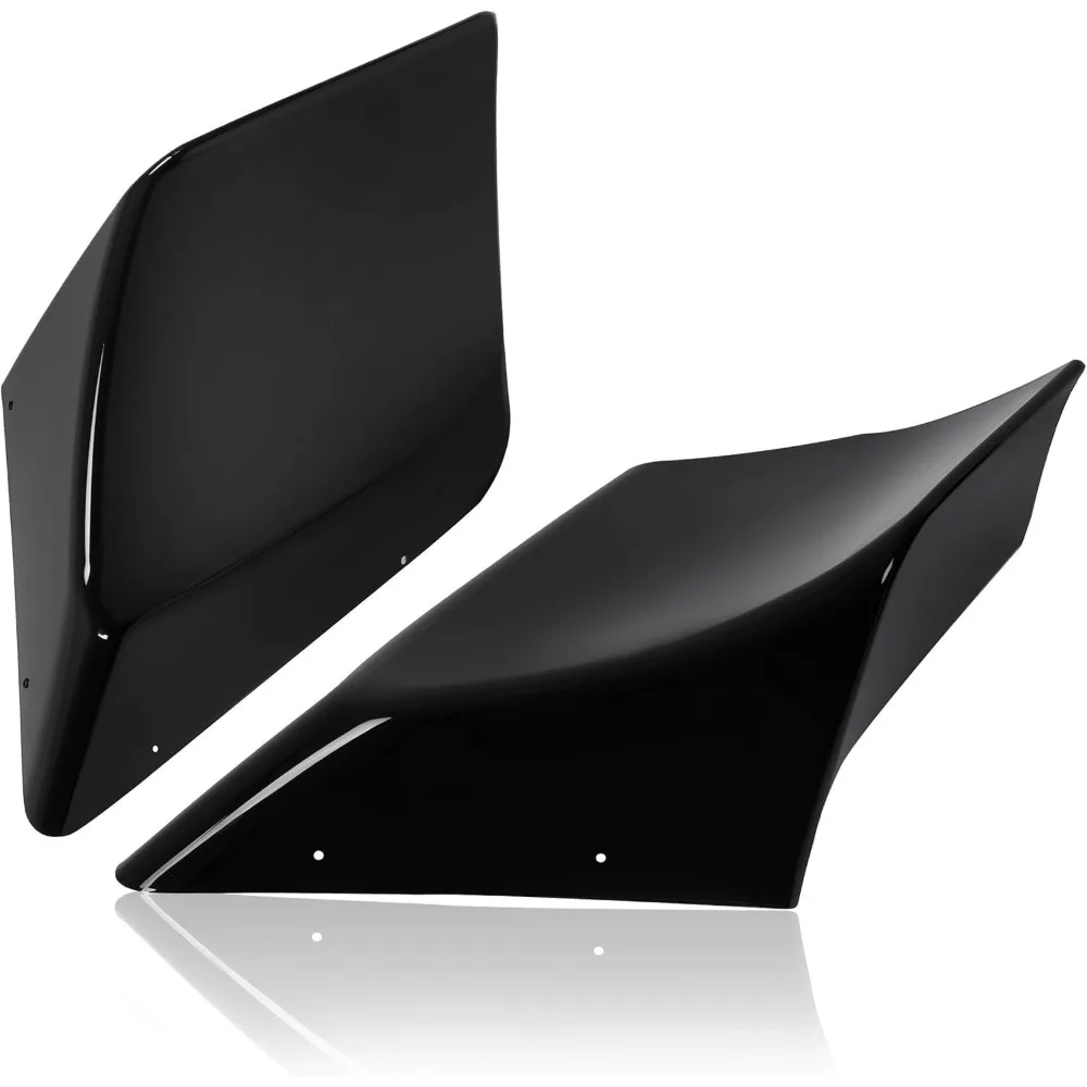 Extended Side Covers for 1989-2013 Touring Models, Stretched Panels, Vivid Black ABS Plastic, Left & Right Pair
Extended Side Covers for 1989-2013 Touring Models, Stretched Panels, Vivid Black ABS Plastic, Left & Right Pair