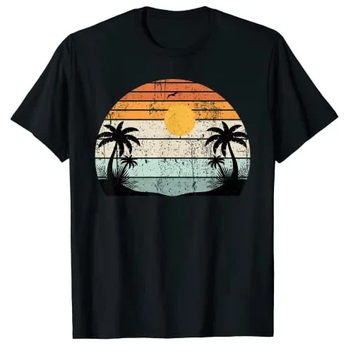 Sunshine Summer Vibes Palm Trees Beach Retro Tropical Summer T-Shirt Fashion Vacation Holiday Graphic Tee Tops Life Style Gifts
Sunshine Summer Vibes Palm Trees Beach Retro Tropical Summer T-Shirt Fashion Vacation Holiday Graphic Tee Tops Life Style Gifts