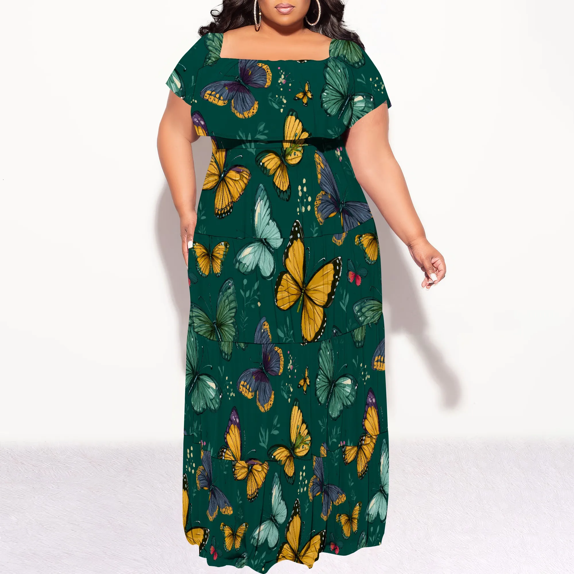 Women's Off The Shoulder Maxi Dress 2025 Summer Sleeveless Casual Slim Swing Formal Party Dresses
Women's Off The Shoulder Maxi Dress 2025 Summer Sleeveless Casual Slim Swing Formal Party Dresses