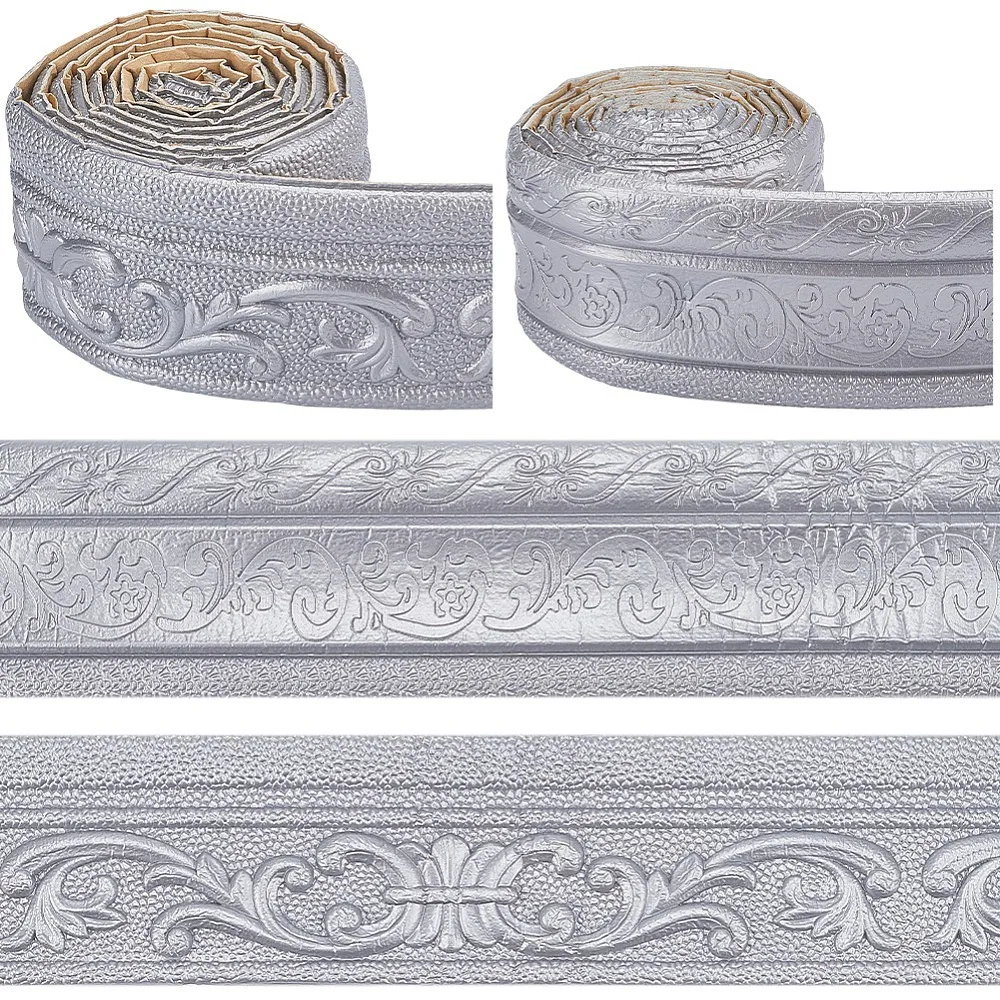 2Pcs 2 Styles Self-Adhesive XPE Grain Contact Paper Wall Stickers for Shelf Liner Dresser Drawer Locker Silver 80x6mm
2Pcs 2 Styles Self-Adhesive XPE Grain Contact Paper Wall Stickers for Shelf Liner Dresser Drawer Locker Silver 80x6mm