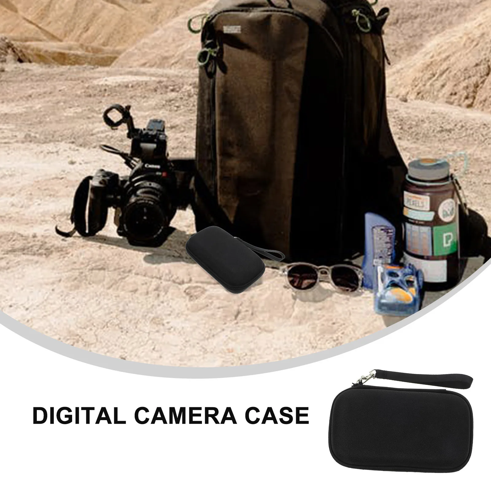 Hard Shell Digital Camera Case Black Large Size With Airbag And Handle For Shockproof And Drop Resistant Protection
Hard Shell Digital Camera Case Black Large Size With Airbag And Handle For Shockproof And Drop Resistant Protection