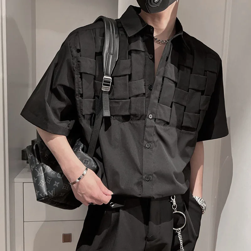 2023 Summer New Light Luxury Fashion Men Shirt Mid-sleeve All-match Shirt Top All-match Boutique Clothing Simple Style
2023 Summer New Light Luxury Fashion Men Shirt Mid-sleeve All-match Shirt Top All-match Boutique Clothing Simple Style