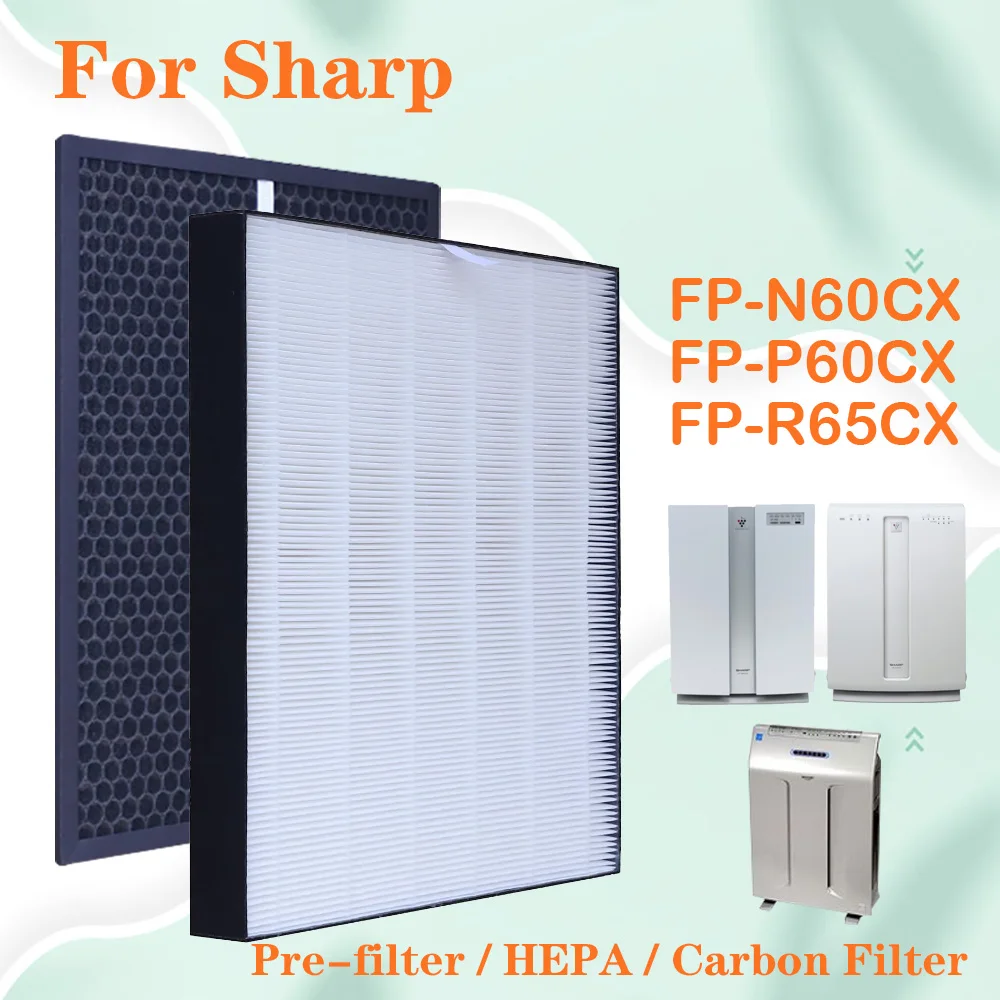 Replacement Sharp FZ-N60HFU Air Purifier HEPA Carbon Filter for FP-N60CX FPN60CX,FZ-R65HFU FP-P60CX FPP60CX FP-R65CX FPR65CX
Replacement Sharp FZ-N60HFU Air Purifier HEPA Carbon Filter for FP-N60CX FPN60CX,FZ-R65HFU FP-P60CX FPP60CX FP-R65CX FPR65CX