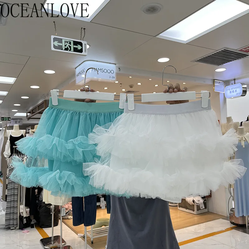 OCEANLOVE милые сетчатые юбки женские однотонные каскадные оборки весна-лето элегантная Jupe Femme корейская мода мини-юбка в стиле ретро
OCEANLOVE милые сетчатые юбки женские однотонные каскадные оборки весна-лето элегантная Jupe Femme корейская мода мини-юбка в стиле ретро