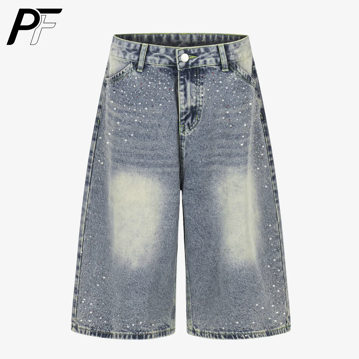 Y2K Rhinestone Studded Denim Cropped Pants Unisex Light Wash Baggy Wide Leg Shorts Streetwear Harajuku Casual Summer Trousers
Y2K Rhinestone Studded Denim Cropped Pants Unisex Light Wash Baggy Wide Leg Shorts Streetwear Harajuku Casual Summer Trousers
