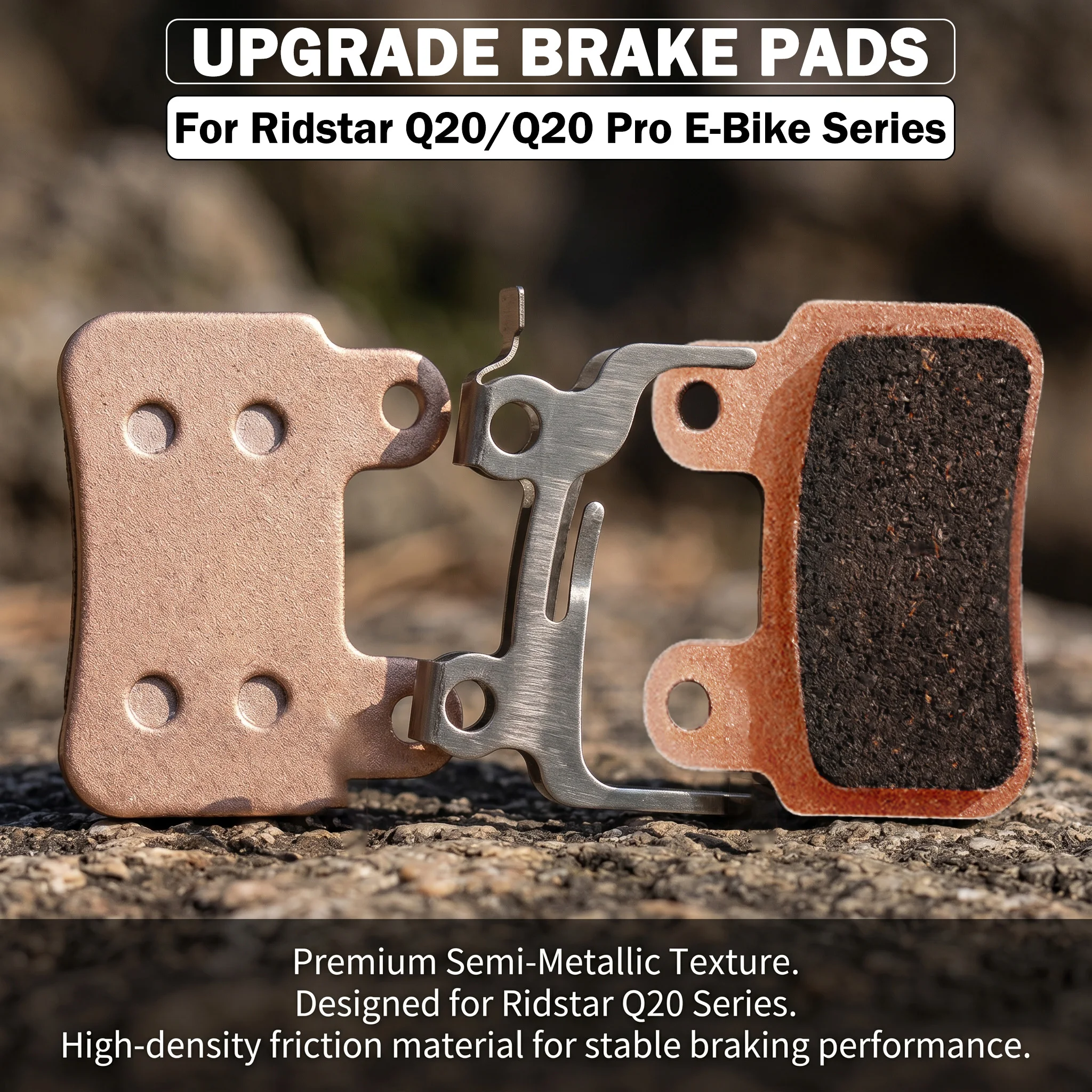 1 Pair High Performance Semi-Metallic Brake Pads for Ridstar Q20 Pro/H26 Pro – Fits XD-KLBS-DOT4, Auto Discount on 2+ Pairs
1 Pair High Performance Semi-Metallic Brake Pads for Ridstar Q20 Pro/H26 Pro – Fits XD-KLBS-DOT4, Auto Discount on 2+ Pairs