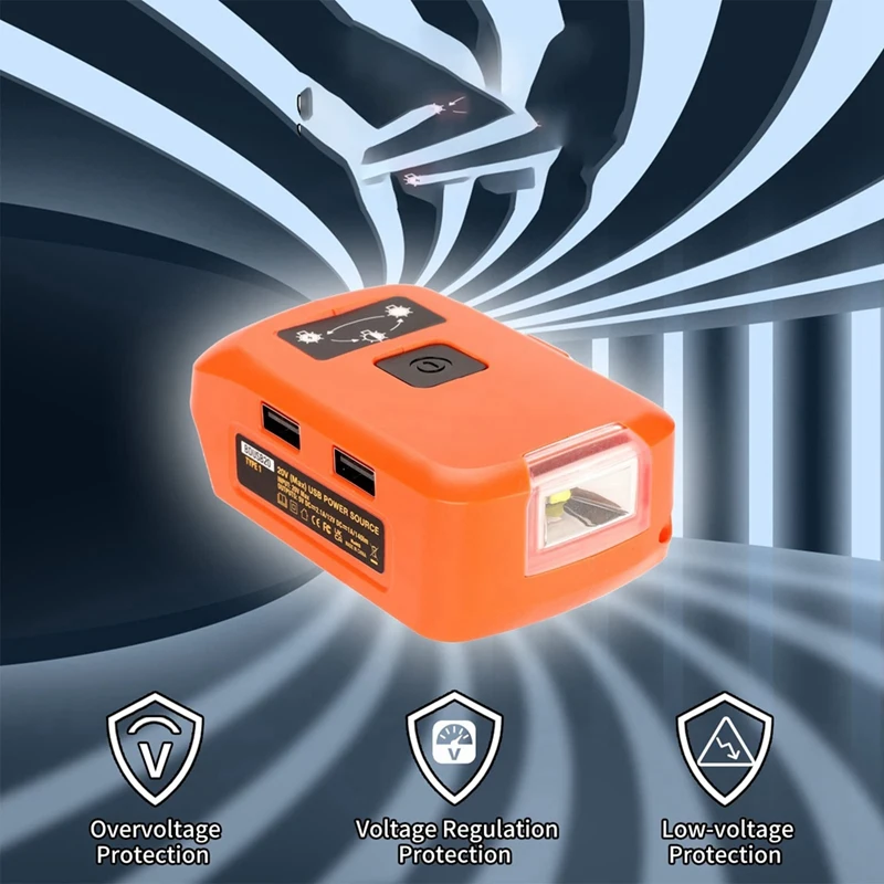 T61C_Адаптер для USB-зарядного устройства Black and Decker с литиевой батареей 20 В
T61C_Адаптер для USB-зарядного устройства Black and Decker с литиевой батареей 20 В