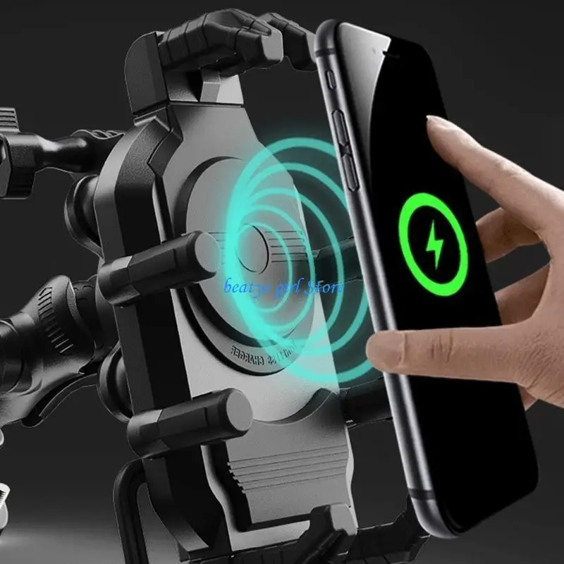 C7AB Motorcycle Handlebar Clamp Phone Holder with 360 Degree Rotation for Navigation
C7AB Motorcycle Handlebar Clamp Phone Holder with 360 Degree Rotation for Navigation
