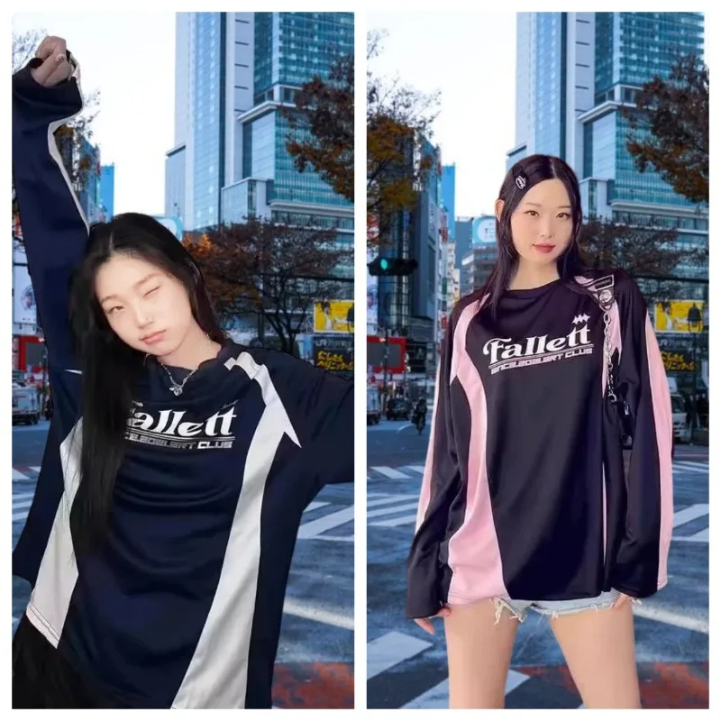 Retro Long-sleeved Popular Fashion T-shirt for Women Korean Version of Ballet Pink Bohemian Style Round Neck Sports Ball T-shirt
Retro Long-sleeved Popular Fashion T-shirt for Women Korean Version of Ballet Pink Bohemian Style Round Neck Sports Ball T-shirt