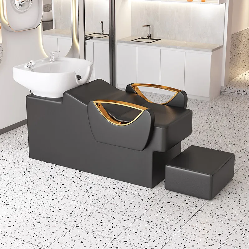 Comfortable Ergonomic Hair Shampoo Bed Nordic Luxury Simple Portable Shampoo Bed Fashion Lounge Cadeira De Barbearia Furniture
Comfortable Ergonomic Hair Shampoo Bed Nordic Luxury Simple Portable Shampoo Bed Fashion Lounge Cadeira De Barbearia Furniture