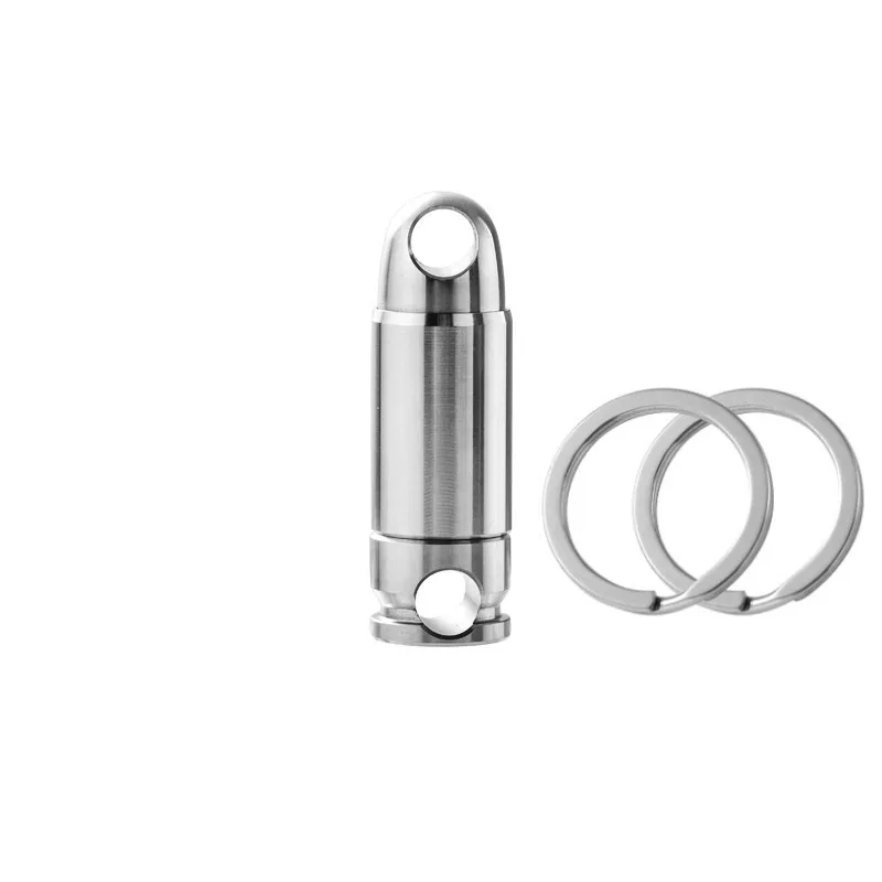 Manufacturer's spot goods titanium alloy key chain custom logo bullet Creative rotation metal key chains EDC key chain spinner
Manufacturer's spot goods titanium alloy key chain custom logo bullet Creative rotation metal key chains EDC key chain spinner