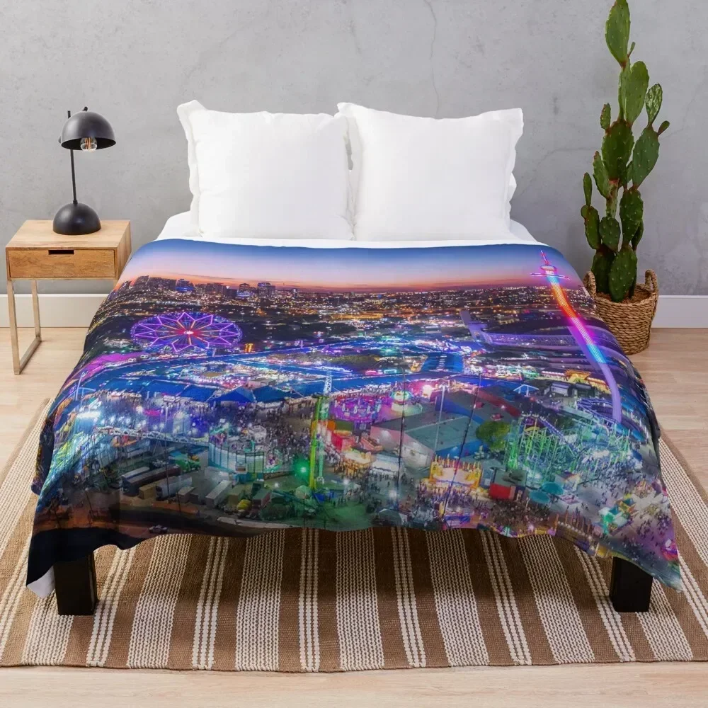 Texas State Fair From Above Throw Blanket Soft Home Decor Blanket for Couch Bedroom
Texas State Fair From Above Throw Blanket Soft Home Decor Blanket for Couch Bedroom