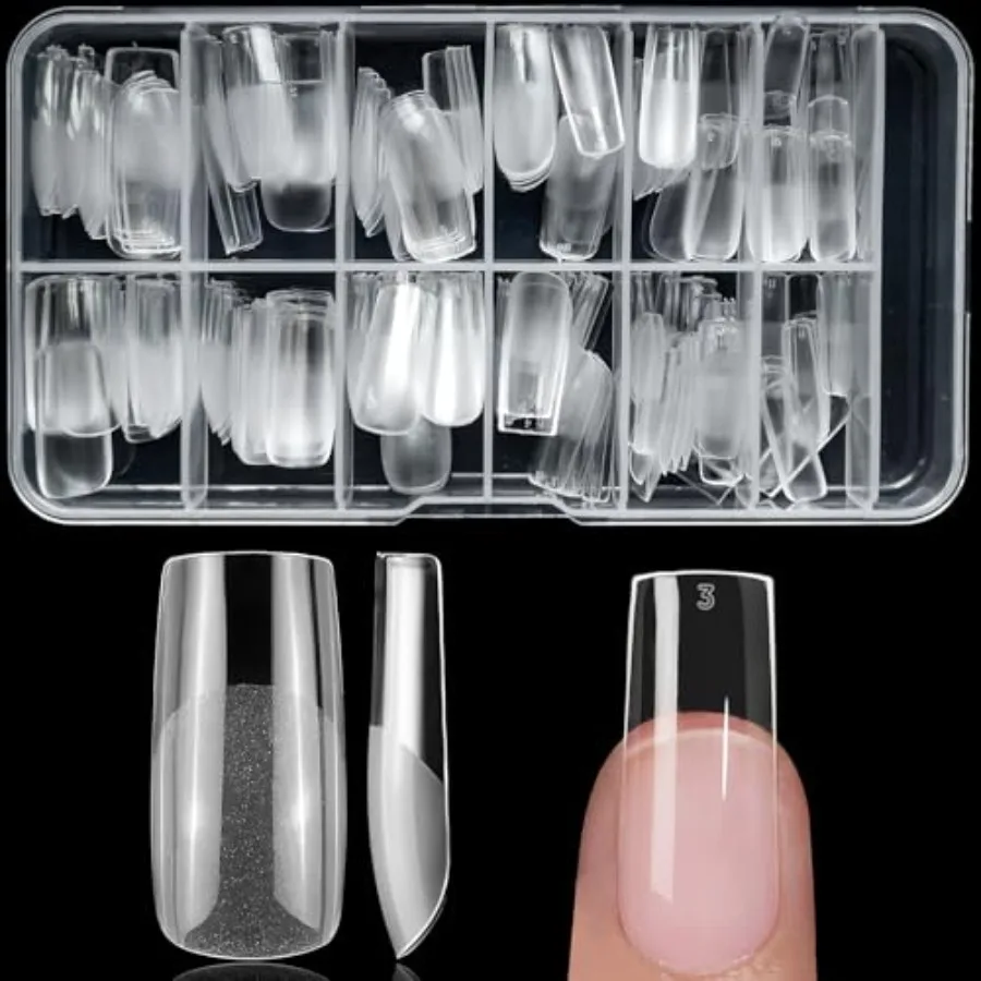 240pc Square Gel Nail Tips Medium Fake Nails for Press on Nails Clear Acrylic Nails Tips, 12 Size Full Cover Nail tips Square S
240pc Square Gel Nail Tips Medium Fake Nails for Press on Nails Clear Acrylic Nails Tips, 12 Size Full Cover Nail tips Square S