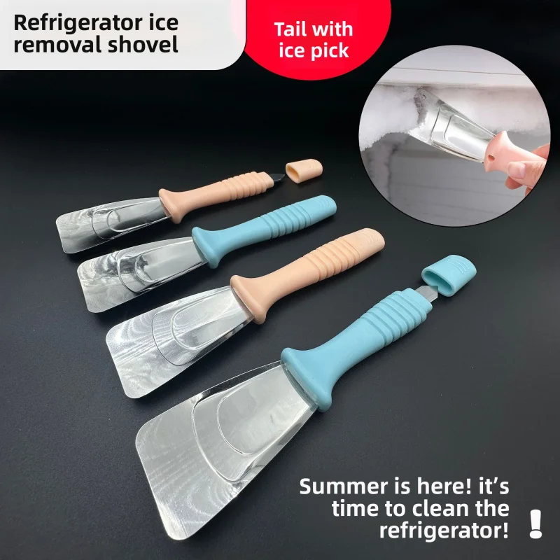 Double-Headed Ice Scraper - Stainless Steel Defrosting Tool for Refrigerator and Freezer
Double-Headed Ice Scraper - Stainless Steel Defrosting Tool for Refrigerator and Freezer