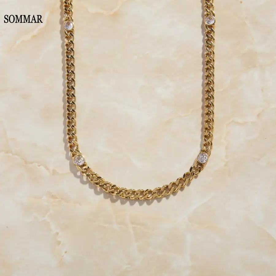 SOMMAR Newest Arrival Gold color Perfume women necklace Simple and versatile necklace vintage necklace jewelry display
SOMMAR Newest Arrival Gold color Perfume women necklace Simple and versatile necklace vintage necklace jewelry display