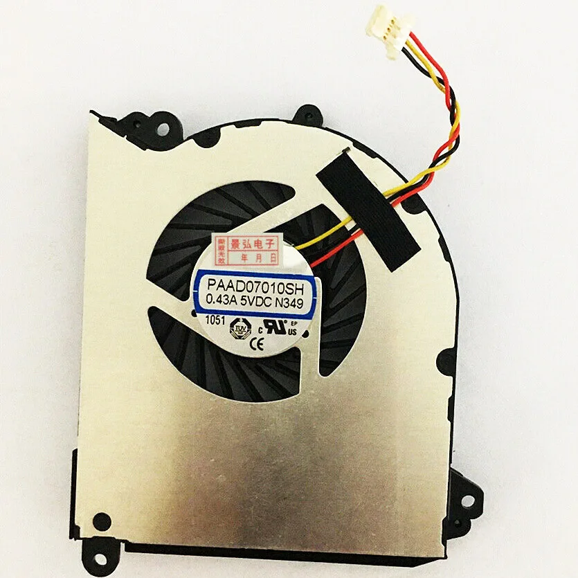 New CPU Fan Cooling For MSI GS30 GS30-2M MS-13F1 PAAD07010SH N263 radiation DC5V 0.43A 3wire
New CPU Fan Cooling For MSI GS30 GS30-2M MS-13F1 PAAD07010SH N263 radiation DC5V 0.43A 3wire