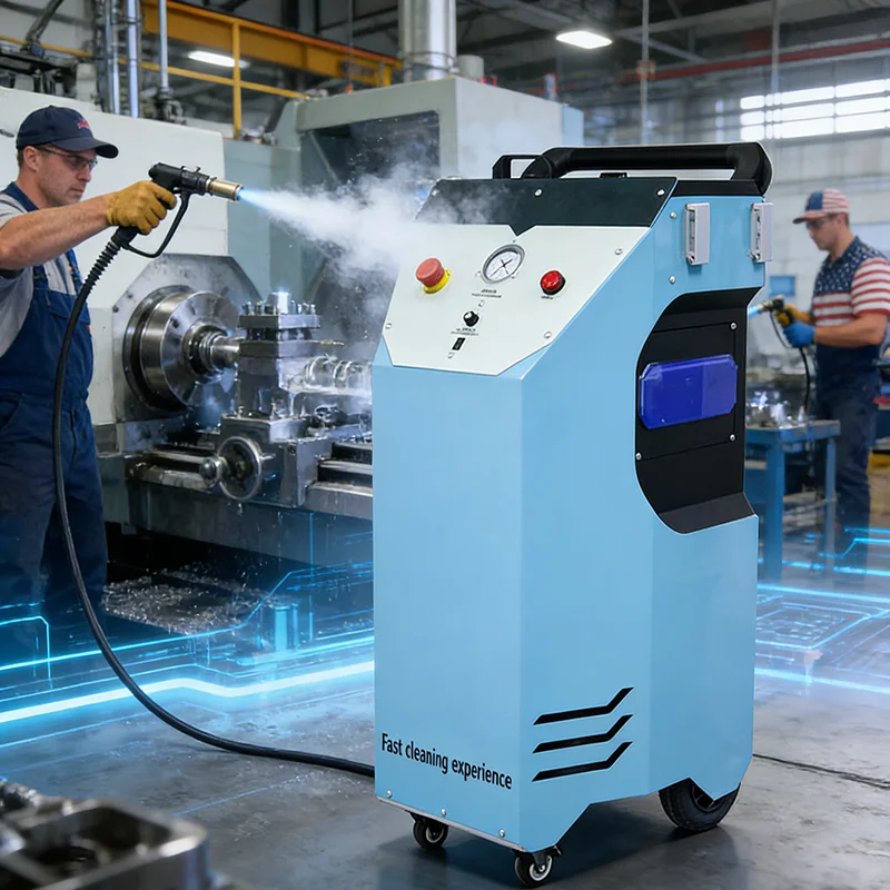 Dry Ice Blasting Cleaning Device High Power Dry Ice Cleaner for Metal Surface Rust Oxide Layer Removal
Dry Ice Blasting Cleaning Device High Power Dry Ice Cleaner for Metal Surface Rust Oxide Layer Removal