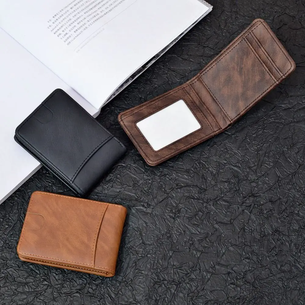 Fashion Waterproof Short Folding Wallet Handheld Mini Pocket Money Purse Bag PU Leather Lightweight Men Card Holder Travel
Fashion Waterproof Short Folding Wallet Handheld Mini Pocket Money Purse Bag PU Leather Lightweight Men Card Holder Travel
