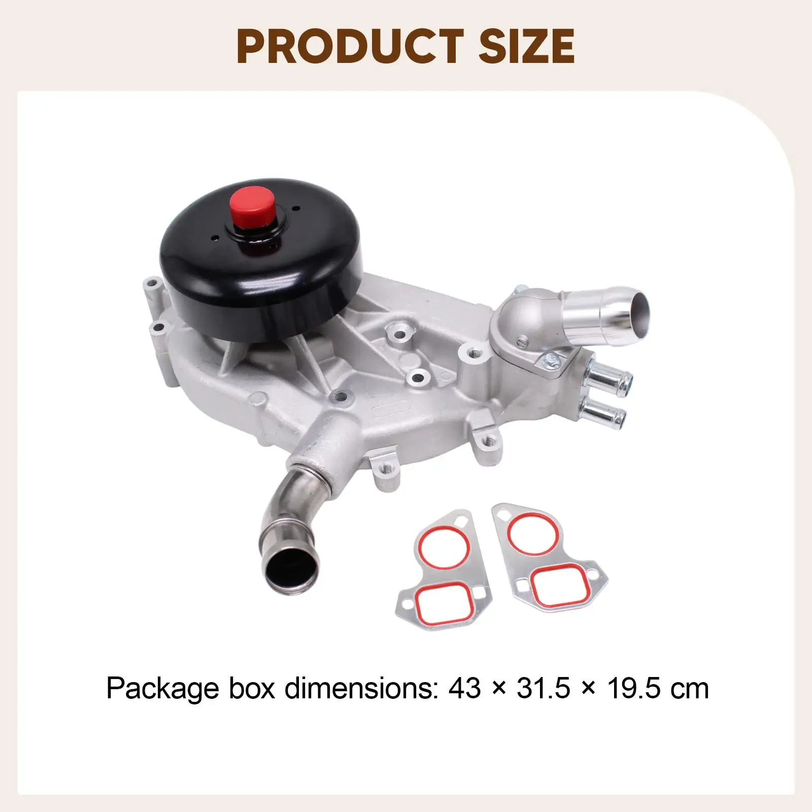 Water Pump with Thermostat Car Engine Cooling System Metal Accessory for Chevrolet 350 Small Block
Water Pump with Thermostat Car Engine Cooling System Metal Accessory for Chevrolet 350 Small Block