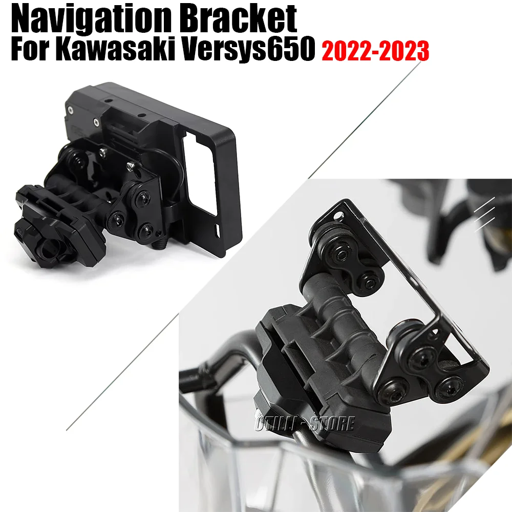 Mobile Phone USB Navigation Bracket USB Charging Mount support Accessories For Kawasaki Versys650 Versys 650 2022 2023
Mobile Phone USB Navigation Bracket USB Charging Mount support Accessories For Kawasaki Versys650 Versys 650 2022 2023