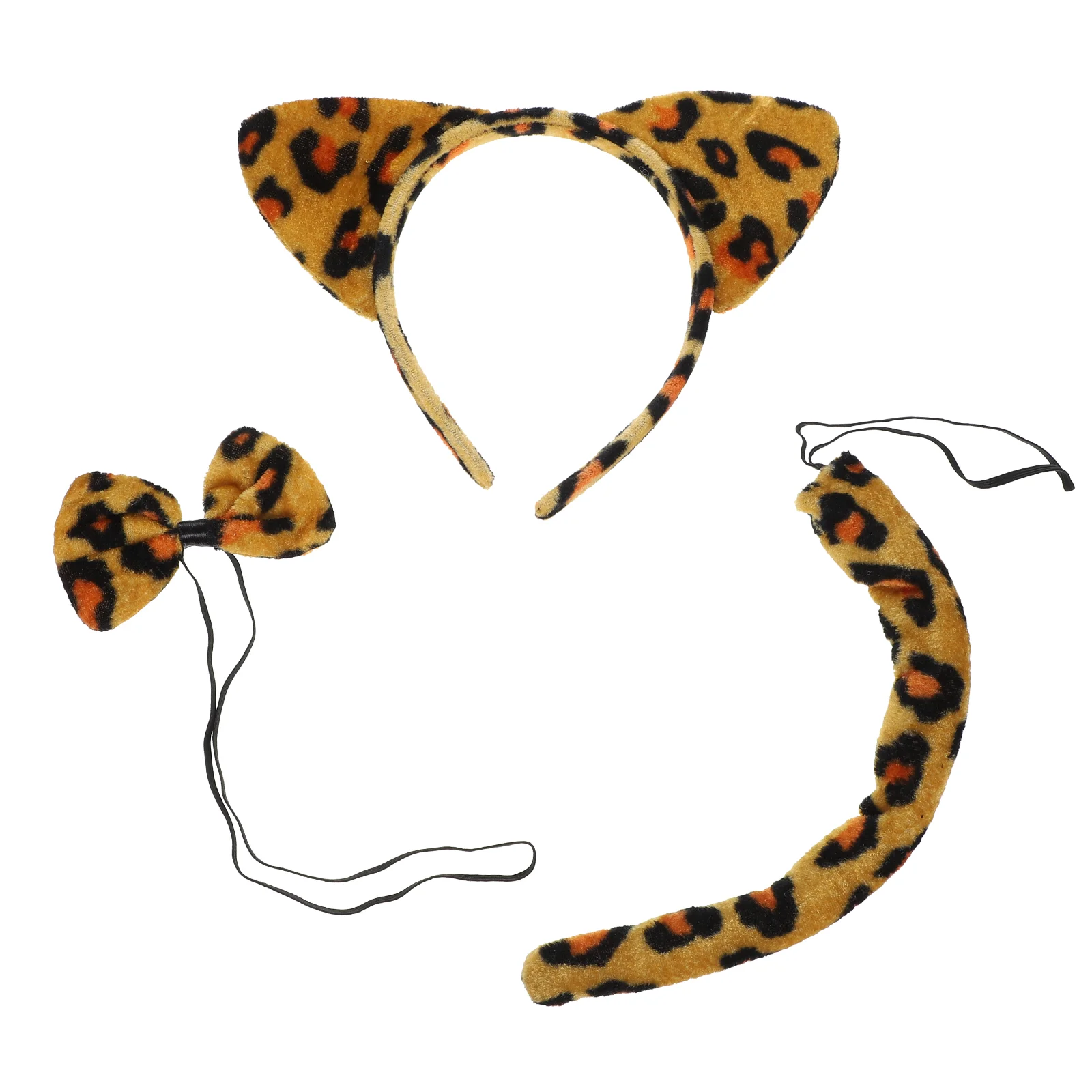 Leopard Print Headband Set 9pcs Cat Ears Headband Leopard Tail Cosplay Accessories Short Plush Flexible Tail Halloween Carnival
Leopard Print Headband Set 9pcs Cat Ears Headband Leopard Tail Cosplay Accessories Short Plush Flexible Tail Halloween Carnival