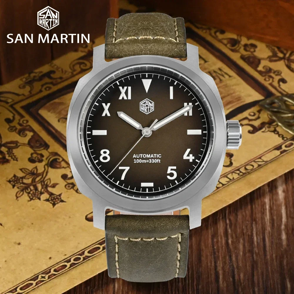 San Martin SN0065 Men Watch YN55A Movement Sapphire BGW-9 Luminous Gradient Brown Dial 40mm Automatic Mechanical Watches
San Martin SN0065 Men Watch YN55A Movement Sapphire BGW-9 Luminous Gradient Brown Dial 40mm Automatic Mechanical Watches